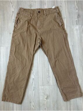 American Eagle Outfitters Men's Chino 90s Baggy Pants - Tan